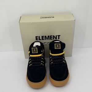 Element Topaz C3 lace-up suede boots shoe Sherpa lining navy blue men new 8.5